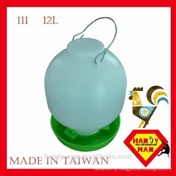 Plastic Large 12L Durable High Quality Poultry Ball Type Drinker